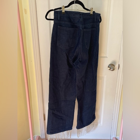 PLT Straight Leg Jeans - Diamanté Tassel Hem - Picture 14 of 14